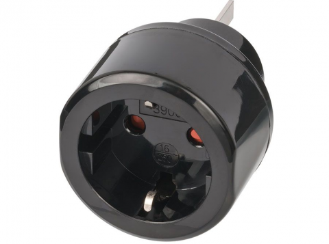 Tinklo perėjimas 220V Australija, China → EU juodas Brennenstuhl 